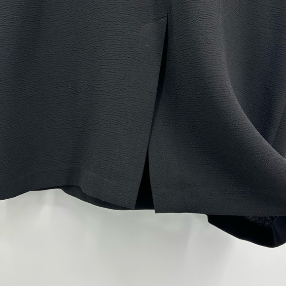 ASOS White Label NWT Tuxedo Style Dress Coat Duster Double Breasted Black Sz 12 - Picture 4 of 7